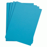 LOT DE 5 - ETIVAL COLOR PAQUET 5F A4 160G - BLEU TURQUOISE