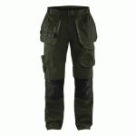 PANTALON DE TRAVAIL SERVICES STRETCH AVEC POCHES FLOTTANTES TAILLE 46 - BLAKLADER