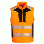 PORTWEST DX479 GILET SOFTSHELL HAUTE VISIBILITÉ DX4 ORANGE/NOIR - TAILLE XL