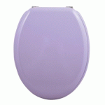ABATTANT WC - MDF - CHARNIÈRES INOX - CLEO - LAVANDE MSV