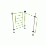 ENSEMBLE STREET WORKOUT 3 POTEAUX EN \