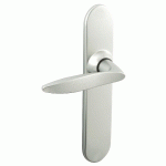 ENSEMBLE SUR PLAQUES TWIST PETIT MODEL CLÉ L FINITION CHROMÉ VELOURS - VACHETTE - 069127
