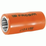 FACOM 1 DOUILLES 3/8 12 PANS ISOLÉES 1000 VOLTS SÉRIE VSE FACOM