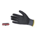 GANT POLYAMIDE ENDUCTION PVC GRIS ET NOIR TAILLE 8