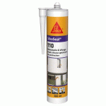 MASTIC NEUTRE SPÉCIAL JOINT MENUISERIE - SIKASEAL 110 - 300 ML - TRANSPARENT SIKA