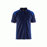 POLO DE TRAVAIL EN COTON PIQUÉ 3324 - BLEU MARINE ET BLEU ROI - S BLAKLADER