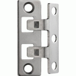 RENFORT DE PAUMELLE POUR PORTES D'ENTRÉE EN BOIS - ACIER INOX ABUS