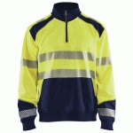 SWEAT COL CAMIONNEUR HAUTE-VISIBILITÉ TAILLE XS - BLAKLADER