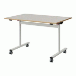 TABLE MALIBU RAB 120X80 T6 DL ST ALAISÉ BLC SE W911/BLC 9016