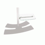 TABLETTE ADDITIONNELLE PORTE PÉRIPHÉRIQUE POUR PIED LUX-UP - MANUTAN COLLECTIVITÉS