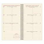 AGENDA EXACOMPTA EUROTIME 16S FOREVER SEMAINIER - ANNÉE 2027 - 9 X 16 CM GRIS