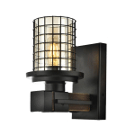 AVONNI APPLIQUE AP-4216-1E AVEC ABAT-JOUR VERRE ET GRILLE