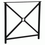 BARRIÈRE HÉRITAGE SIMPLE CROIX 80 CM - NOIR 9005 - PROCITY