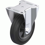 BLICKLE - ROULETTE FIXE Ø 160MM BANDAGE CAOUTCHOUC SBR 135KG - B-VPP 160G