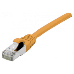 CORDON RJ45 CATEGORIE 6A F/UTP LSOH SNAGLESS ORANGE - 25 M