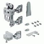 FERRURE DE PORTES PLIANTES - 12KG - GAUCHE - BLANC - WINGLINE L PUSH HETTICH