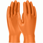 GANT À USAGE UNIQUE T 7 EN NITRILE AMBIDEXTRE AVEC FINITION EN ÉCAILLES - PIP FRANCE - 246OR-07