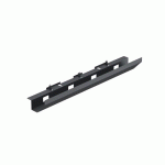 GOULOTTE PASSE-CÂBLES FIXE AVEC BUTÉE - BUREAU EASY STEELFORCE - NOIR HETTICH