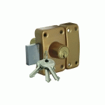VERROU CITY 26 À DOUBLE ENTRÉE GÂCHE HUISSERIE BOIS CYLINDRE DE 60MM - ISEO - 10022601