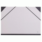 LOT DE 10 - CARTON À DESSIN BRUT À ÉLASTIQUES 32X45CM - GRIS