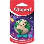 LOT DE 9 - TAILLE-CRAYON PLANET, MÉTALLIQUE, CARTE BLISTER