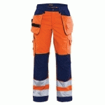 PANTALON HAUTE-VISIBILITÉ FEMME TAILLE 52 - BLAKLADER