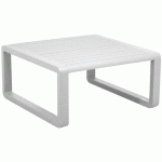 TABLE BASSE TONIO 80 X 80 CM - BLANC - PROLOISIRS