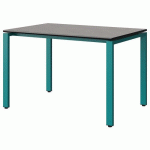 TABLE MALIBU 120X80 T6 SOUDÉ ST BÉTON F186/NOIR BLEU 5018