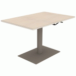 TABLE MANO RÉG. 120X80 STR ALAISÉ ÉRABLE G. BLC PAST/NOISET - MOBIDECOR