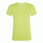 TEE-SHIRT PERSONNALISABLE VERT POMME FEMININ CLASSIC 150G