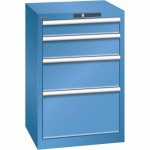 ARMOIRE BLEU CAP. 564X572X850 AVEC 4 TIR. 75KG _ 79.380.040 - LISTA
