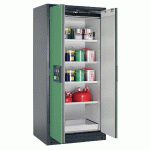 ARMOIRE SÉCURITÉ Q-PEGASUS-90 Q90.195.090.WDAC GRIS/VERT - MANUTAN COLLECTIVITÉS