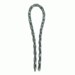 CHAÎNE EN ACIER CÉMENTÉ AVEC PROTECTION VINYLE THERMOFORMÉE - 1M X 6MM - X12 MASTER LOCK
