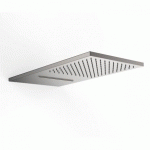 DOUCHES MURALES ACIER INOXYDABLE ANTICALCAIRE 2 TYPES DE JET (PLUIE/CASCADE). 2 - TRES 29990301AC