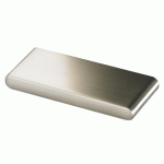 POIGNÉE DE MEUBLE FERMO - 74 X 7 MM - HAUTEUR 27 MM - PAR 4 - INOX BROSSÉ HETTICH