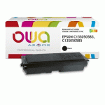 TONER REMANUFACTURÉ OWA - STANDARD - NOIR - POUR EPSON C13S050583, C13S050585