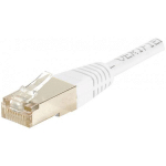 CORDON RJ45 CATEGORIE 6 S/FTP BLANC - 1 M