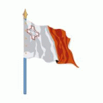 DRAPEAU DE PAYS D'UNION EUROPÉENNE MALTE