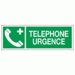 PANNEAU TÉLÉPHONE URGENCE