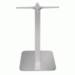 PIED DE TABLE INOX BASE CARRÉE BOLERO