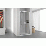 PORTE DE DOUCHE BATTANTE OCÉAN B - EXTENSIBLE 96 À 102 CM NOVELLINI