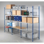 RAYONNAGES INDUSTRI’PRO ÉLÉMENT DÉPART H 250 X L 104 X P 60 CM TÔLE D