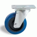 ROULETTE PIVOTANTE BLEU 160 MM- CHARGE 300 KG - ROULEMENTS À BILLES AVL