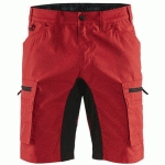 SHORT SERVICES STRETCH ROUGE/NOIR TAILLE 46 - BLAKLADER