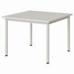 TABLE MALIBU 80X80CM T3 4P STRA ABS BLC SEL W911/BLC 9016