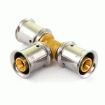 TÉ ÉGAL 25 MM À SERTIR POUR TUBE MULTICOUCHE - G2F25040 MULTITUBO