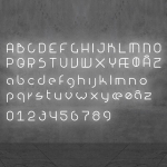 ARTEMIDE ALPHABET OF LIGHT MUR LETTRE MAJUSCULE I