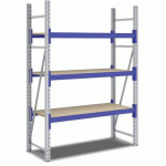 KIT RAYONNAGE DÉPART 2000X1350X600 MM 3 NIVEAUX 1200 KG - BITO