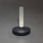 KONSTSMIDE LAMPE TABLE LED BIARRITZ IP54 BATTERIE CCT GRISE