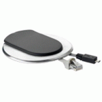 POINT DE CONNEXION POUR BUREAU : COURANT + CHARGEUR USB + RJ45 ACIER BROSSÉ PLANET WATTOHM